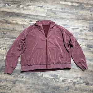Lululemon Brushed Softstreme Funnel-Neck Zip Up Jacket